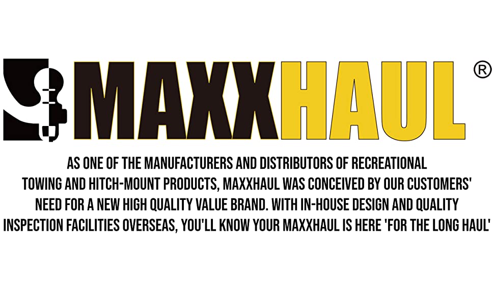 MaxxHaul Stainless Steel Locking Hitch Pin 5/8" 1/2" Rust Resistant Towing Hauling Cargo