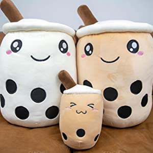 Taro Matcha bubble tea plush stuffy boba plush milk tea 