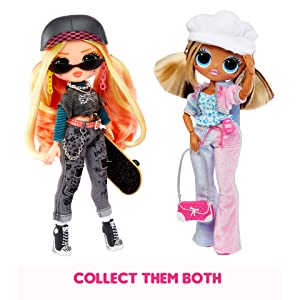 LOL Surprise OMG Core Dolls Series 5 Trendsetter and Skatepark QT Fashion Doll