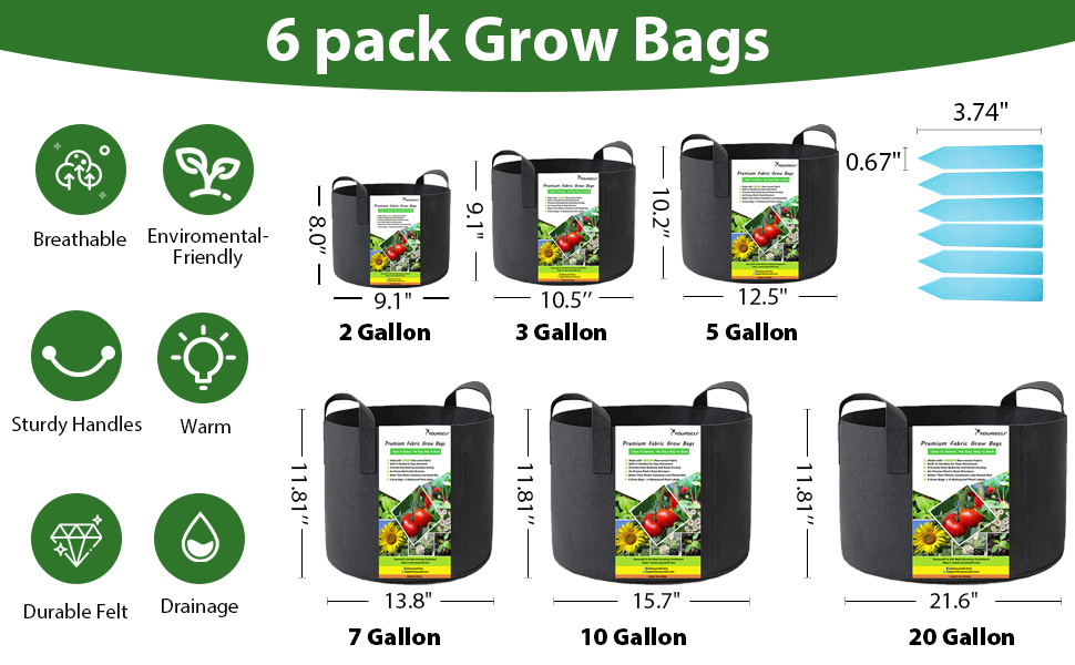 SYOURSELF Grow bags