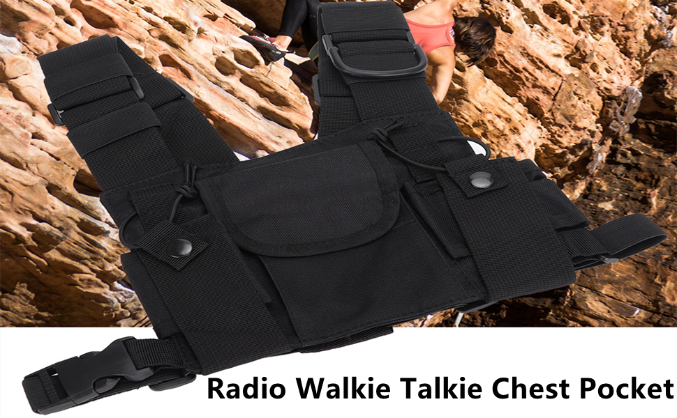 Walkie-talkie Chest Pouch