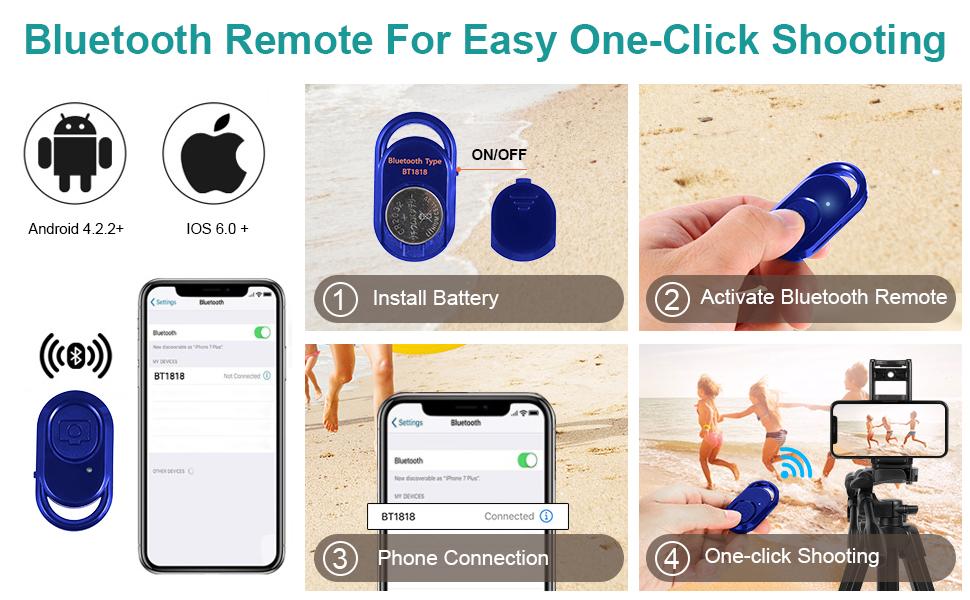Bluetooth Remote - Click and shoot