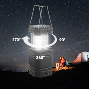 solar hand crank camping lantern