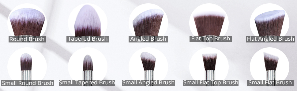 Makeup Brushes Set Brochas de Maquillaje Makeup Brushes & Tools