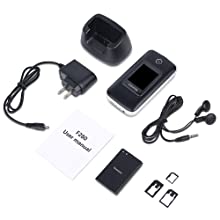 content: phone, battery, chager, dock, earphone, manual, sim card adapters