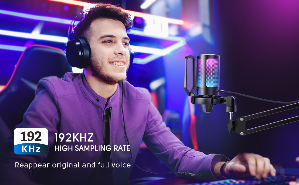 gaming mic with 192khz