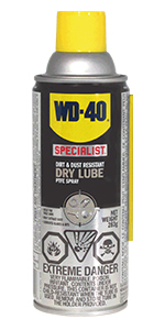 DIRT & DUST RESISTANT DRY LUBE PTFE SPRAY