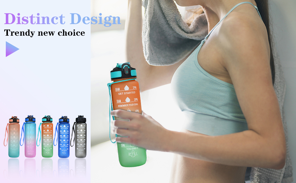 sports water bottle