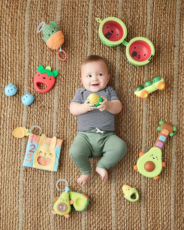 Skip Hop Baby Toy Musical Instruments, Farmstand Grow & Play, Berry Band Set - Image 4