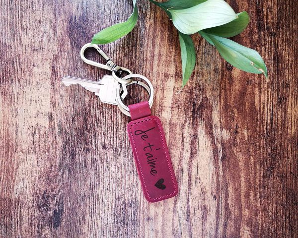 Personalized leather keychain, custom handmade keychain, keyring, key organizer, personalized gift for him or her - Image 7