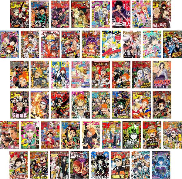 Waschbar 50PCS, Anime Room Decor, Anime Poster, Anime Posters, Anime Stuff, Anime Wall Decor, Anime Manga, Anime Wall Collage, My Hero Academia Posters, Anime Poster Pack, Manga Wall, Teen Room Decor - Image 6