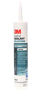 3M Marine Sealant Silicone Cabin and Trim Seal White