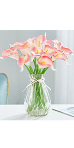  Artificial Flowers Calla Lily