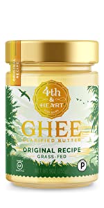 fourth and heart 4th original recipe ghee clarified butter grass-fed indian keto lactose free