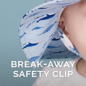 safety clip, chin strap, sun hat, boys girls