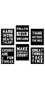 Motivational Wall Art Posters