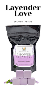 Lavender relaxing soothing shower steamer tablet bomb
