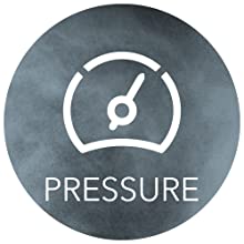 Pressure Sensor icon in a gray steamy setting