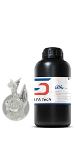 Siraya Tech Blu 3D Printer Resin Clear V2 Strong and Precise High Resolution