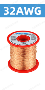 32AWG 32ga 32g 32gauge enameled magnetic varnished copper wire enameled magnet coated wire