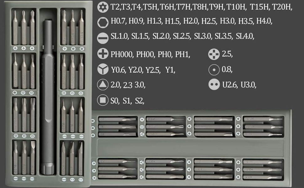 small screwdriver set