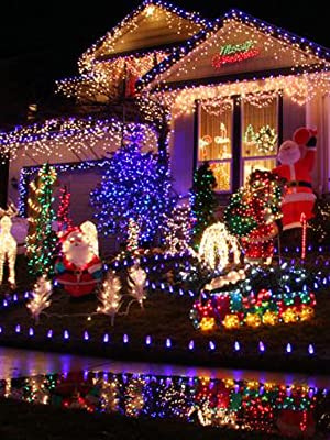 outdoor Christmas lights