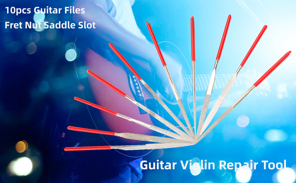 10pcs Guitar Files