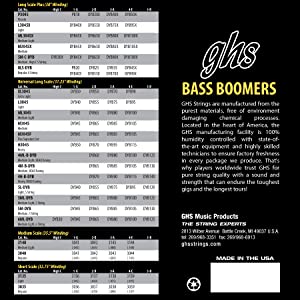 Bass Boomers, Bass Strings, 4-string bass, 4-string, D'addario, Rotosound, Ernie Ball, DR Strings