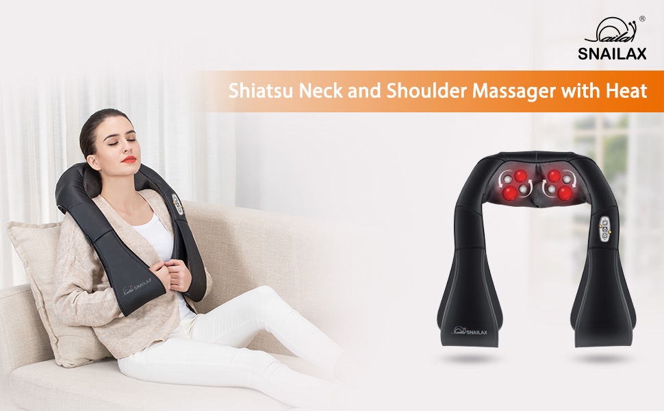 shiatsu Neck and Shoulder Massager with Heat