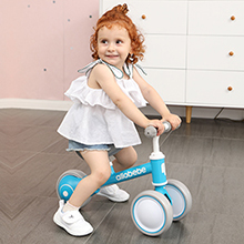 blue baby balance bike