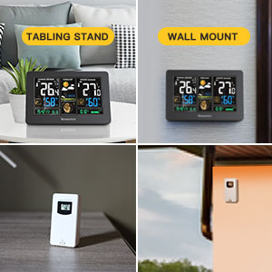 wireless weather station indoor outdoor