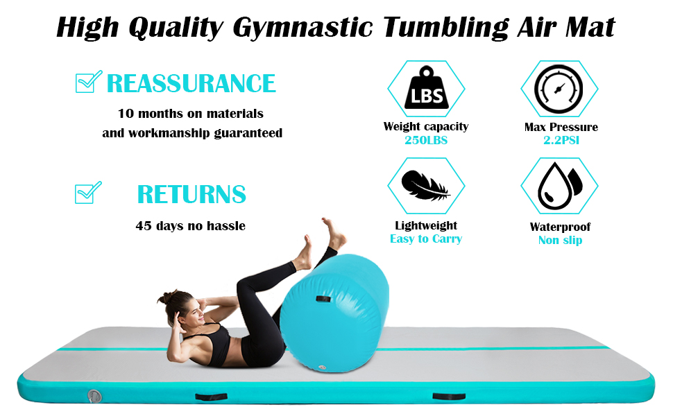 gymnastic mat air roller