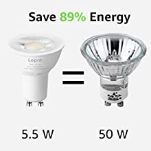 gu10 led bulbs warm white