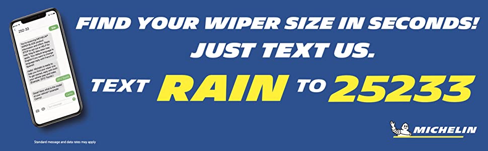text to fit wiper blades fit your vehicle safety easy install quick service diy drive safely