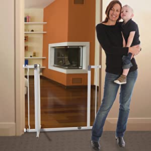 baby gate stairs living room dining 
