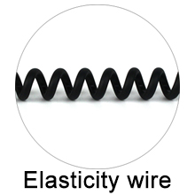 Walkie Talkies Earpiece with Elasticity Wire