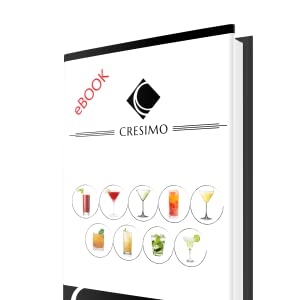 CRESIMO 4.3 Inch Stainless Steel Cocktail Picks (Set of 14) with BONUS eBook Recipe Guide! Reusable 