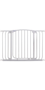 extra wide baby security gate auto close