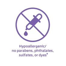 Hypoallergenic/No Parabens, phthalates, sulfates, or dyes Baby Free Products