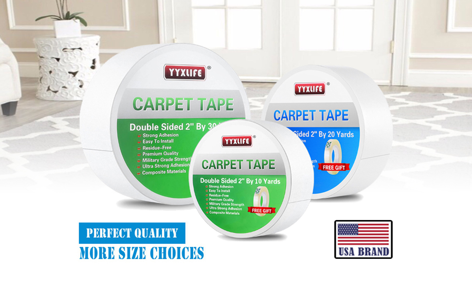 double sided carpet tap rug tape