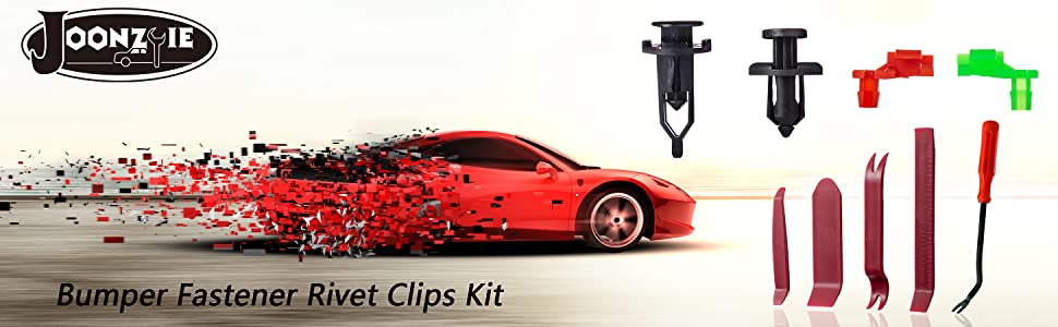 Bumper Fastener Rivet Clips Kit