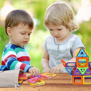  Open New Worlds of Imagination And Discovery With Magnetic Tiles Set 