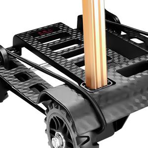 folding hand truck with large base plate