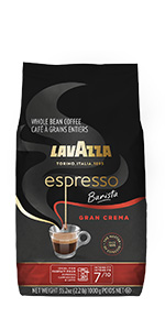 lavazza, espresso, barista, gran, crema, coffee