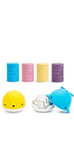 bath toy dispenser bombs for baby bathtime