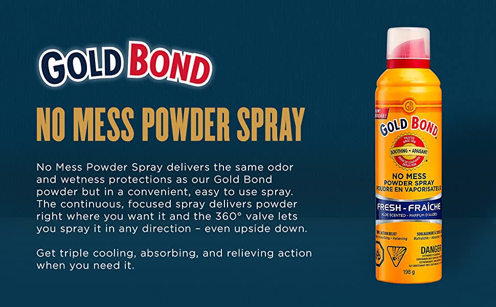 Gold Bond, No Mess Powder Spray