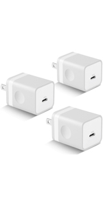 USB C Wall Charger 3Pack