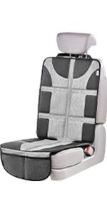 car seat protector cover storage organizer single gray 