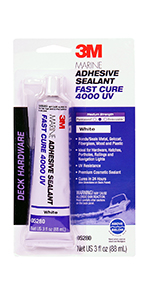 3M Marine Adhesive Sealant Fast Cure 4000 UV 3 fl oz tube