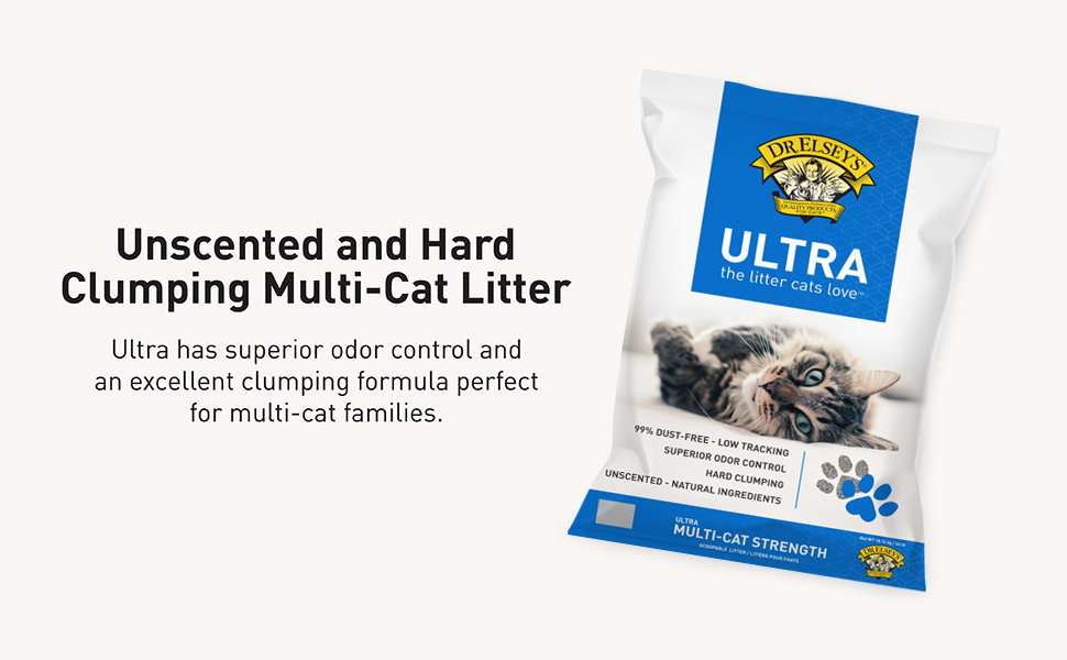 Dr Elseys Ultra Litter Cat-Litter Kitty Litter clumping